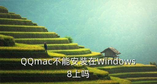 qqmac，QQmac不能安裝在Windows8上嗎