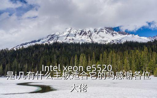 Intel xeon e5520 是i幾有什么主板適合它的嗎感謝各位大佬