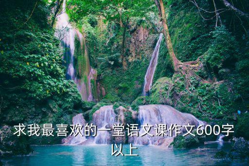 我最喜歡的一堂語文課600字，怎樣寫我最喜歡的一堂語文課作文600字