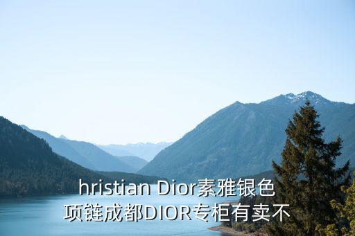 hristian Dior素雅銀色項鏈成都DIOR專柜有賣不