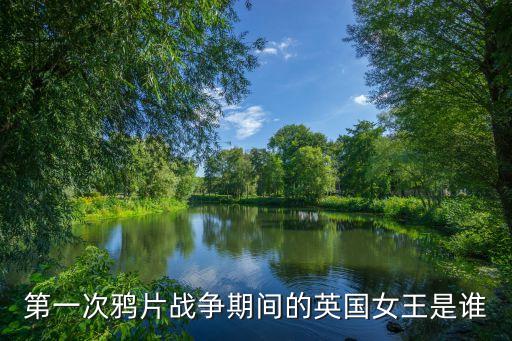 英國女王是誰，第一次鴉片戰爭期間的英國女王是誰