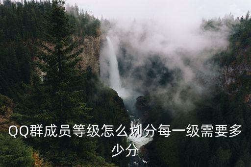 qq群聊等級，QQ群的等級是什么啊