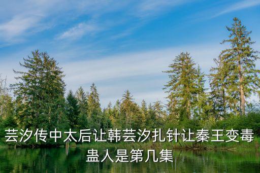 蕓汐傳電視劇，蕓汐傳鞠婧祎婚禮揭下面紗第幾集