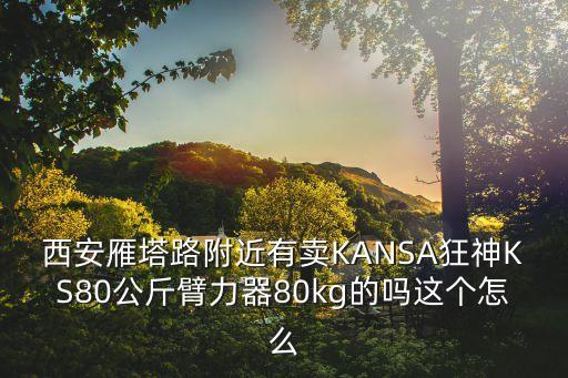 kansa，西安雁塔路附近有賣KANSA狂神KS80公斤臂力器80kg的嗎這個怎么