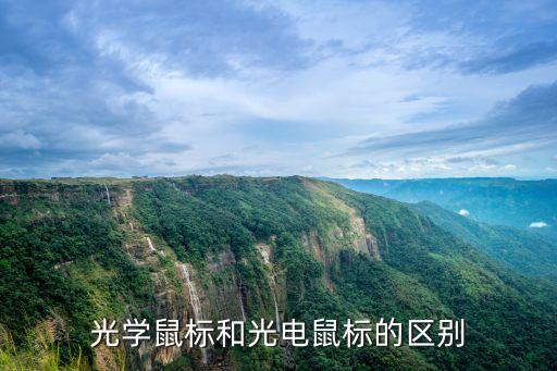 光學鼠標，光學鼠標和光電鼠標的區別