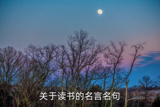有關讀書的格言，讀書的名言