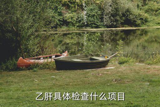 乙肝檢測，乙肝檢查都查什么