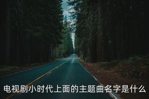 電視劇小時代上面的主題曲名字是什么