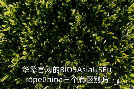 華擎官網的BIOSAsiaUSEuropeChina三個有區別嗎