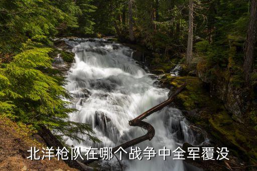 北洋槍隊在哪個戰爭中全軍覆沒