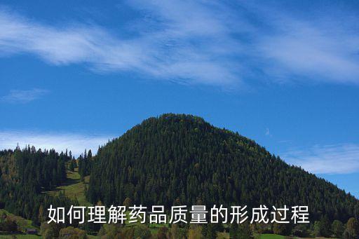 藥品質量，藥品的質量特性