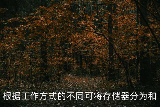 存儲器分類，根據工作方式的不同可將存儲器分為和