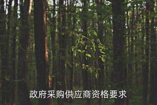政府采購供應商，北京市政府采購定點單位有哪些公司