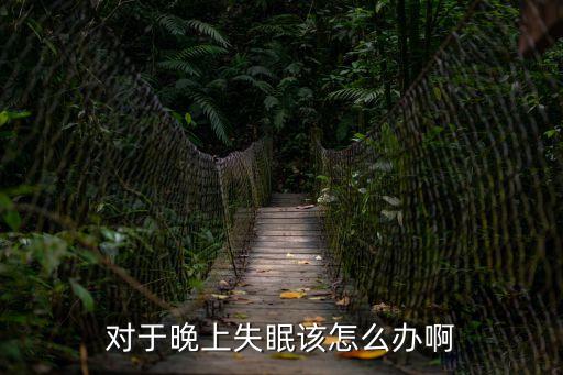 晚上失眠了怎么辦，對于晚上失眠該怎么辦啊