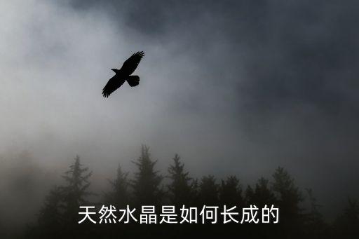天然水晶是如何長成的