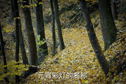 元宵節花燈，元宵彩燈有哪些