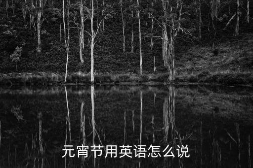 元宵節英語怎么說，元宵節用英語怎么說lantern 求助