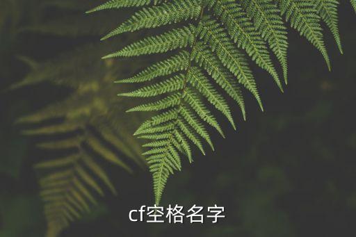 空格網(wǎng)名，誰(shuí)有空格大得網(wǎng)名
