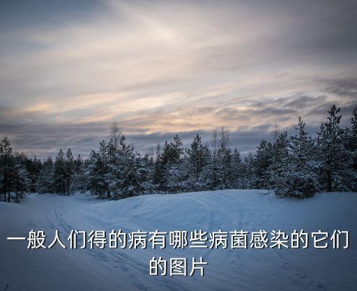 一般人們得的病有哪些病菌感染的它們的圖片