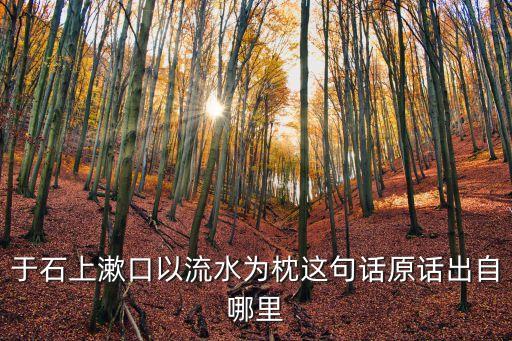 于石，誰知道 竹依于石 石依于竹 弱草靡花 夾雜不得 出自哪里