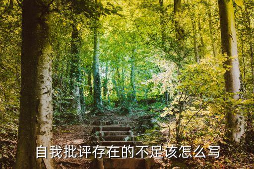 自我批評存在的不足該怎么寫