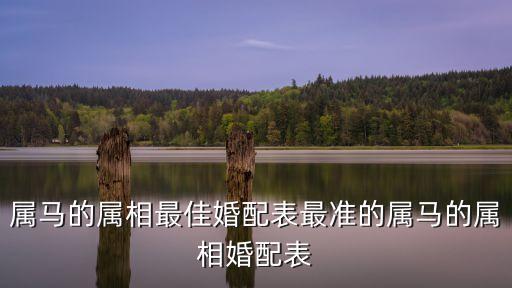 屬馬的屬相婚配表，屬馬的與什么屬相的匹配