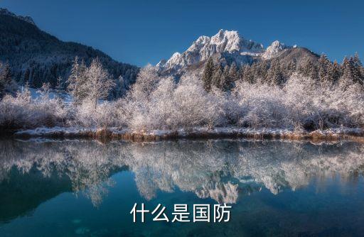 什么是國防