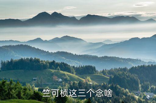 竺可楨怎么讀，竺可楨這三個念啥