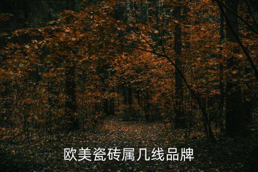 卡碩瓷磚幾線品牌，歐美瓷磚屬幾線品牌