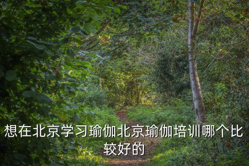 想在北京學習瑜伽北京瑜伽培訓哪個比較好的