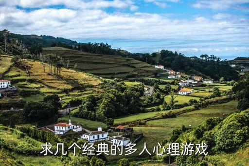 心靈游戲，求幾個經典的多人心理游戲