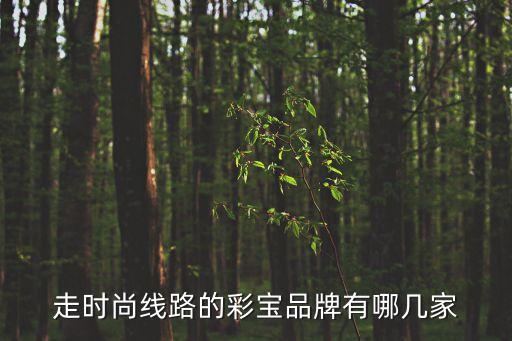 走時尚線路的彩寶品牌有哪幾家