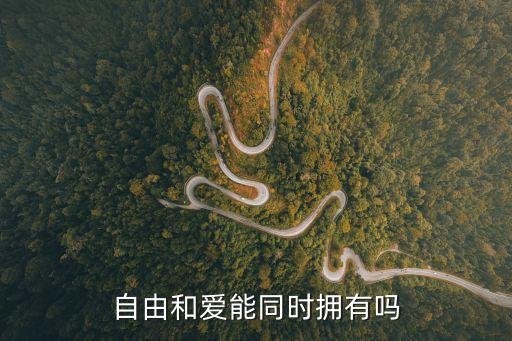 自由和愛能同時擁有嗎
