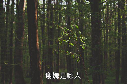 謝娜是哪人