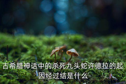 古希臘神話中的殺死九頭蛇許德拉的起因經(jīng)過結(jié)是什么