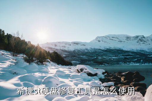 希捷硬盤修復工具，希捷st硬盤修復工具是怎么使用
